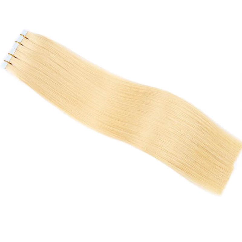 Hot Sale PU No Trace Hair Extension Piece Smooth Straight Real Hair