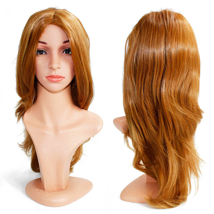 Hot Sale Chemical Fiber Hair Natural Realistic Fashion Head Cover Female Wigs