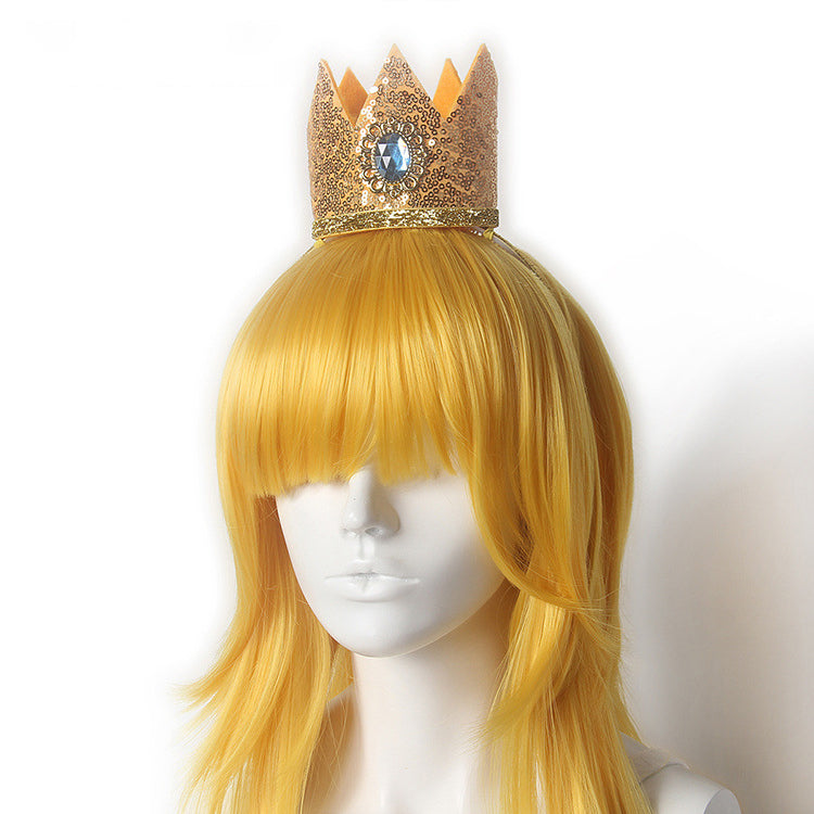 Super Mario Bros. Princess Peach Wig Super Peach Princess Peach Wig