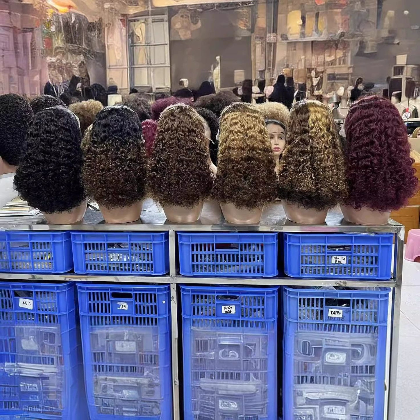 Peluca bob con ondas al agua de 13x4, cabello peruano 100% cabello real