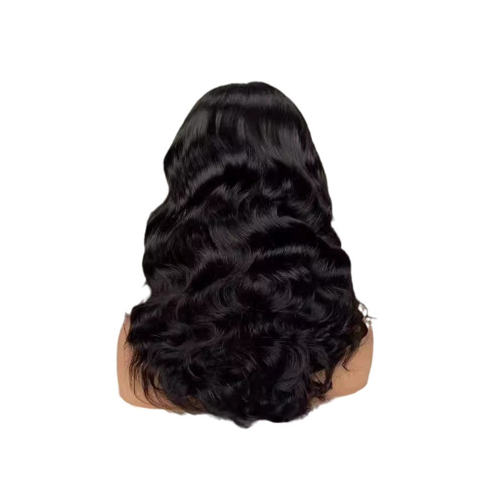13x4 BodyWave Frontal WigsHair Human Front Yellow Silk Real Hair Wigs