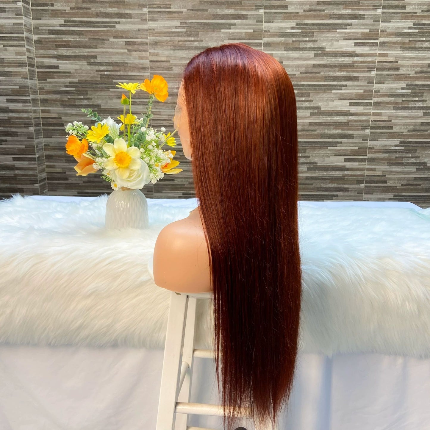 13*4 Lace 100%human Hair Real Hair Front Lace Headgear Real Hair