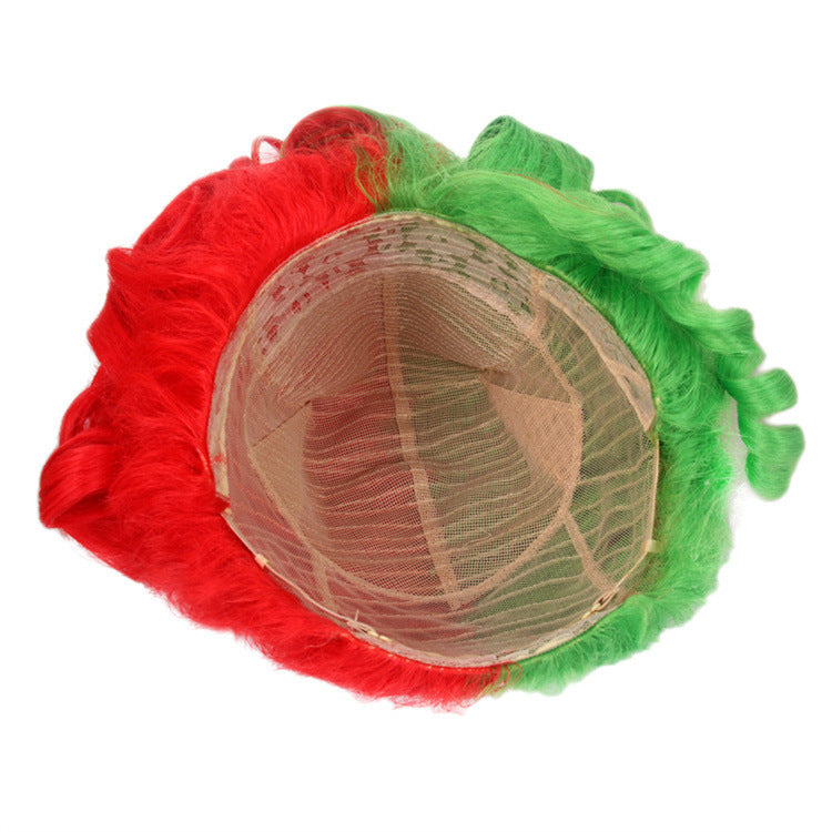 Peluca de cosplay, peluca de alambre de alta temperatura para Halloween, peluca de fiesta de baile, festival, estación independiente británica universal