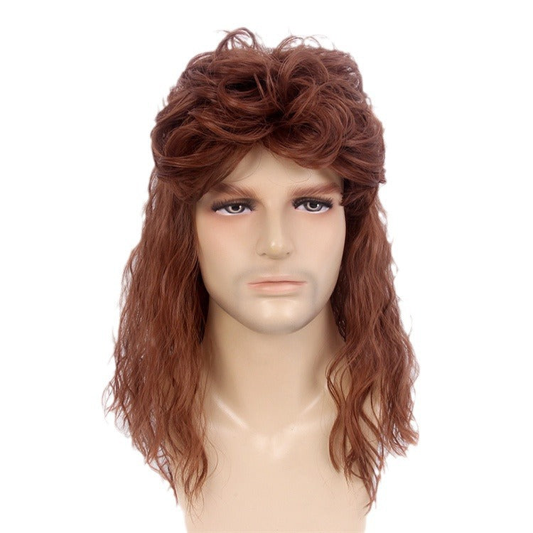7080s Brian May Rocker Mullet Wig