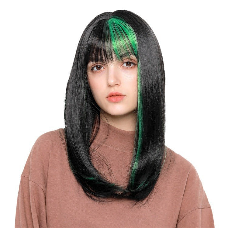 Fantasy Wig Green High Temperature Hair Long Wig