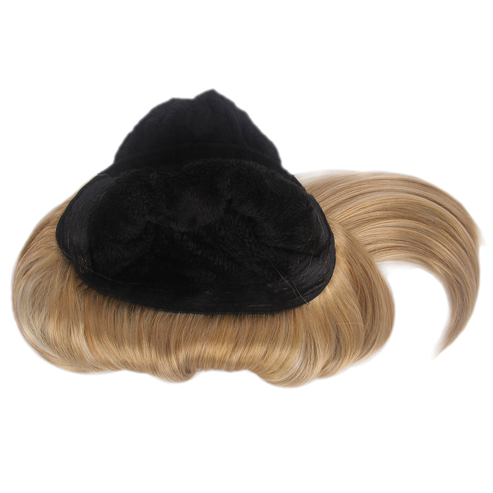 Guangzhou Factory Wholesale Hat With Hair Wig For Men Women