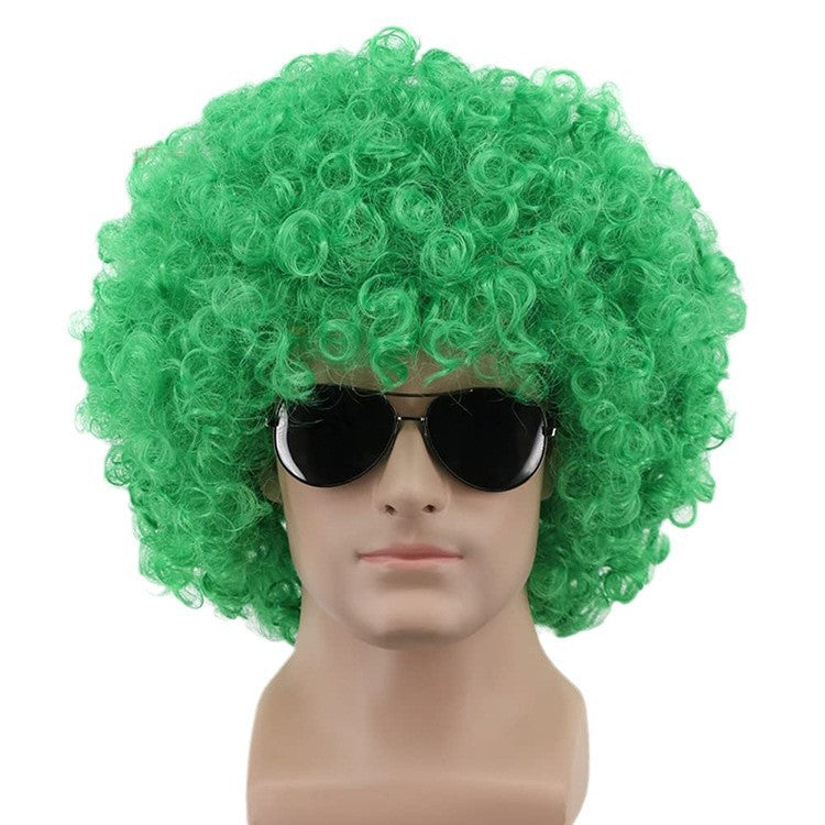 Export to the USA: Men's Black Explosion-Style Full-Head Synthetic Wig for Cross-Border Sales