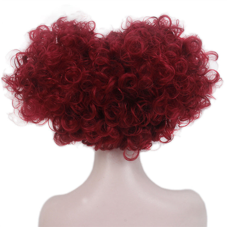 Alice in Wonderland Red Queen Headpiece Halloween Witch Wig