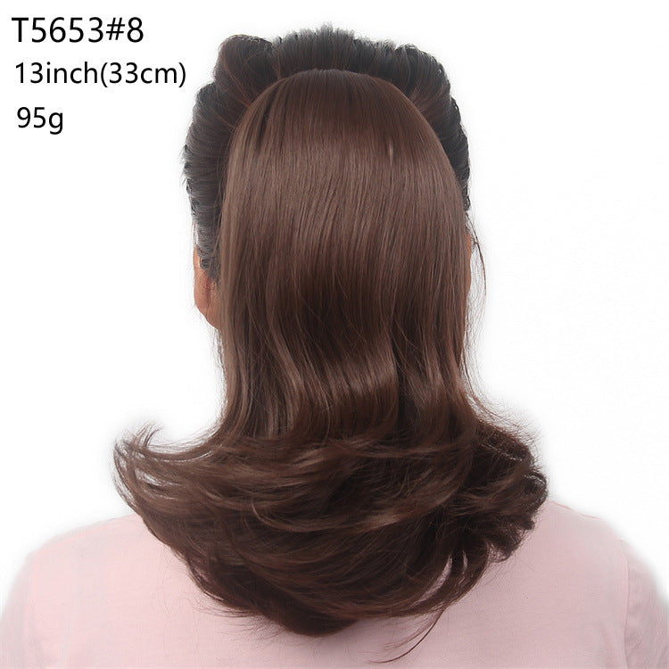 Clip in Curly Hair Ponytail Wig