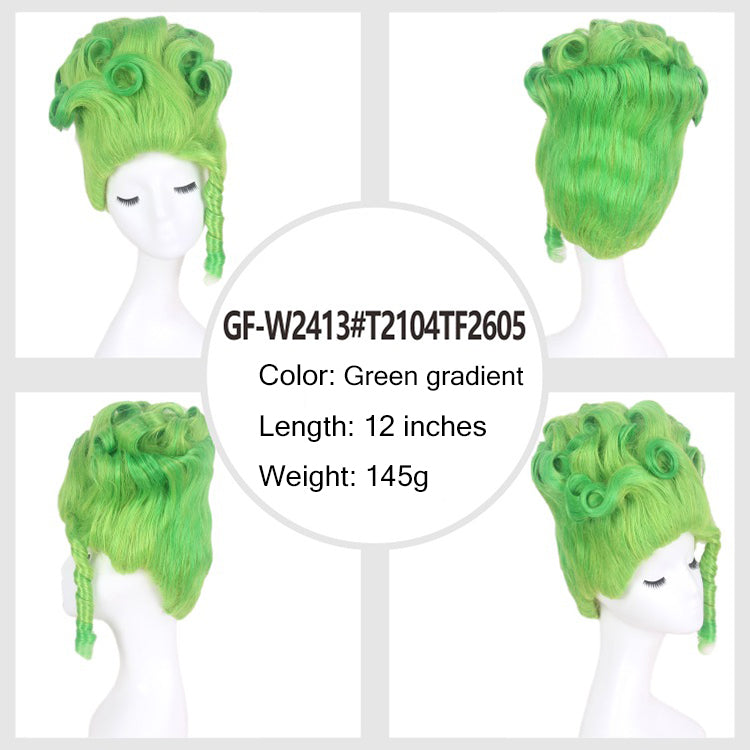 Cos Wig Universal Dance Party Festival High Hat Wig Headgear Halloween Wig