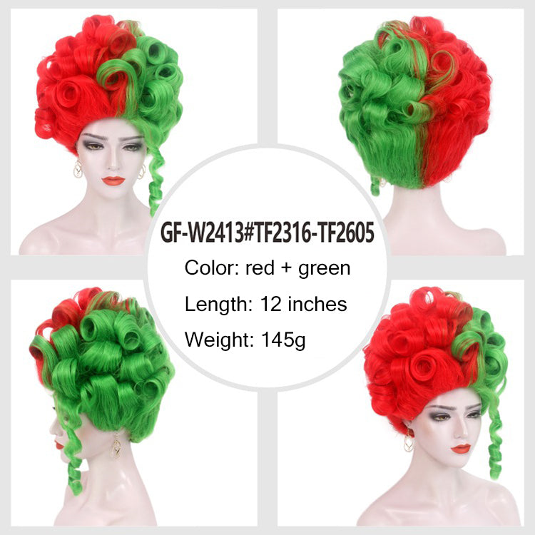 Cos Wig Universal Dance Party Festival High Hat Wig Headgear Halloween Wig