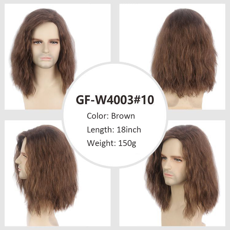 7080s Brian May Rocker Mullet Wig