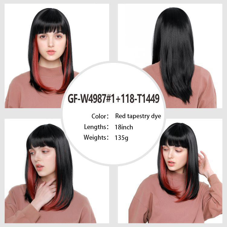 Fantasy Wig Green High Temperature Hair Long Wig