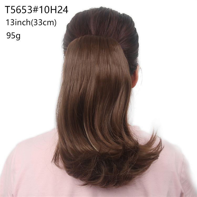 Clip in Curly Hair Ponytail Wig