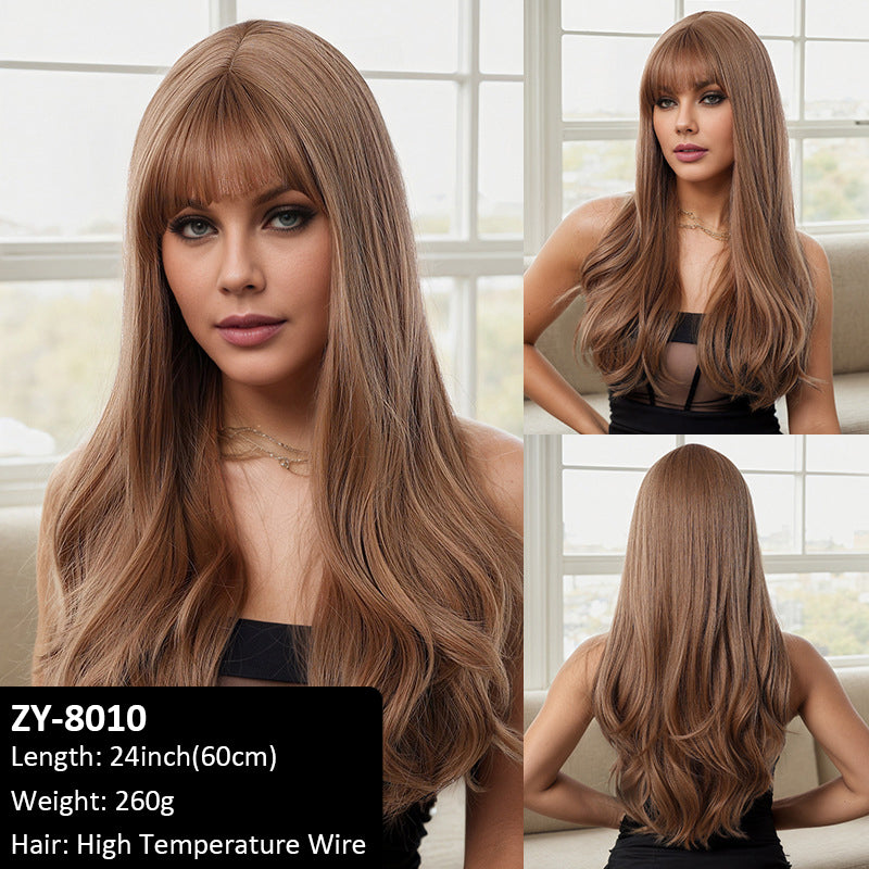 Cosplay American Pickup Wig Yin and Yang Two-color Fake Hair