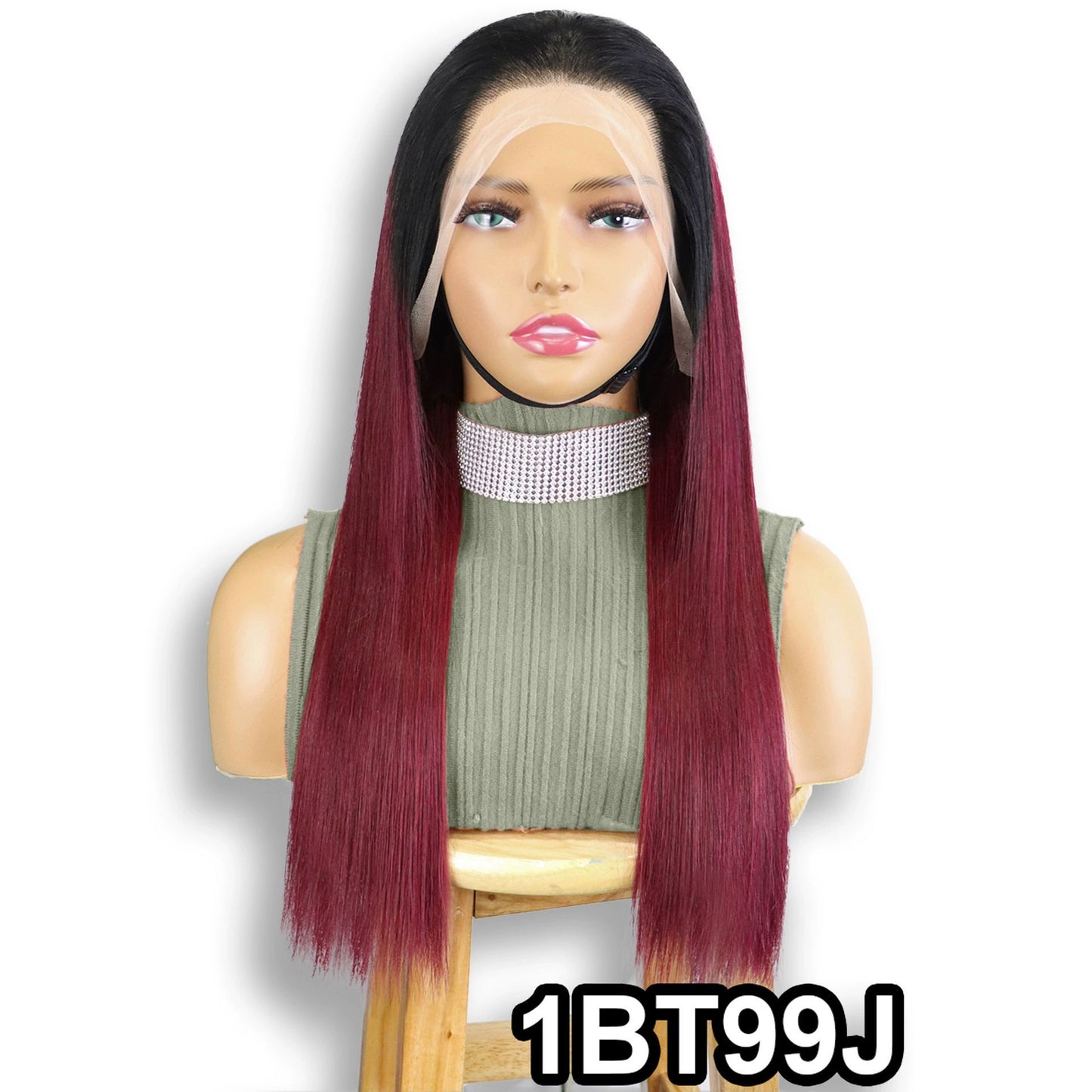 Wig Straight Hair 13x4 Front Lace Real Hair 100% Human Hair