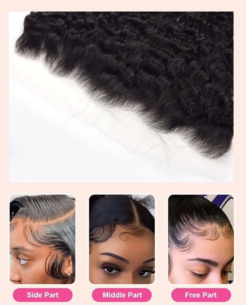 Lace Hair Block Wig Brazila Hair Bundle Burmese Curly Human Hair Curtains