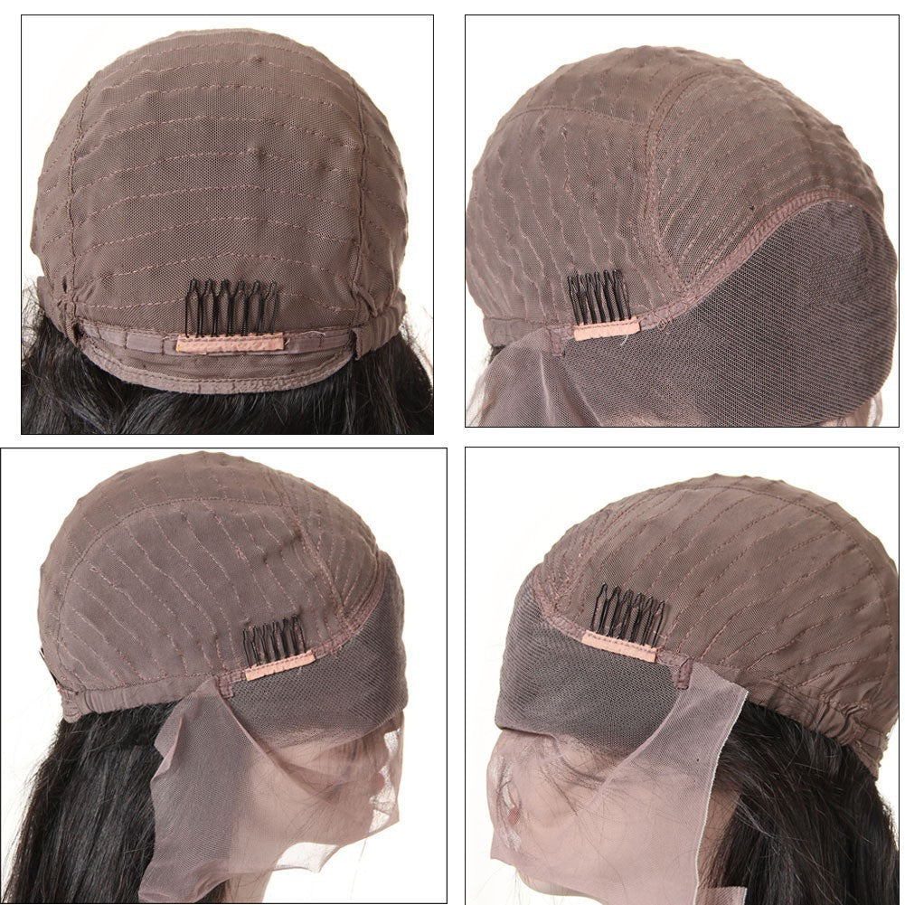 13*4 Straight Lace Frontal Wigs Highlight Real Hair