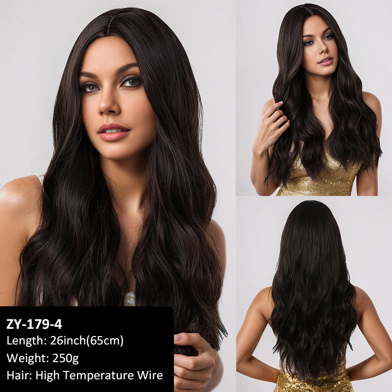 Hot Sale Wig Eight Bangs Full Hair Natural Simulation High Temperature Wire High Level