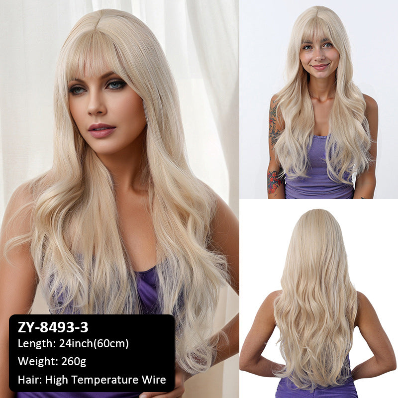 Cosplay American Pickup Wig Yin and Yang Two-color Fake Hair