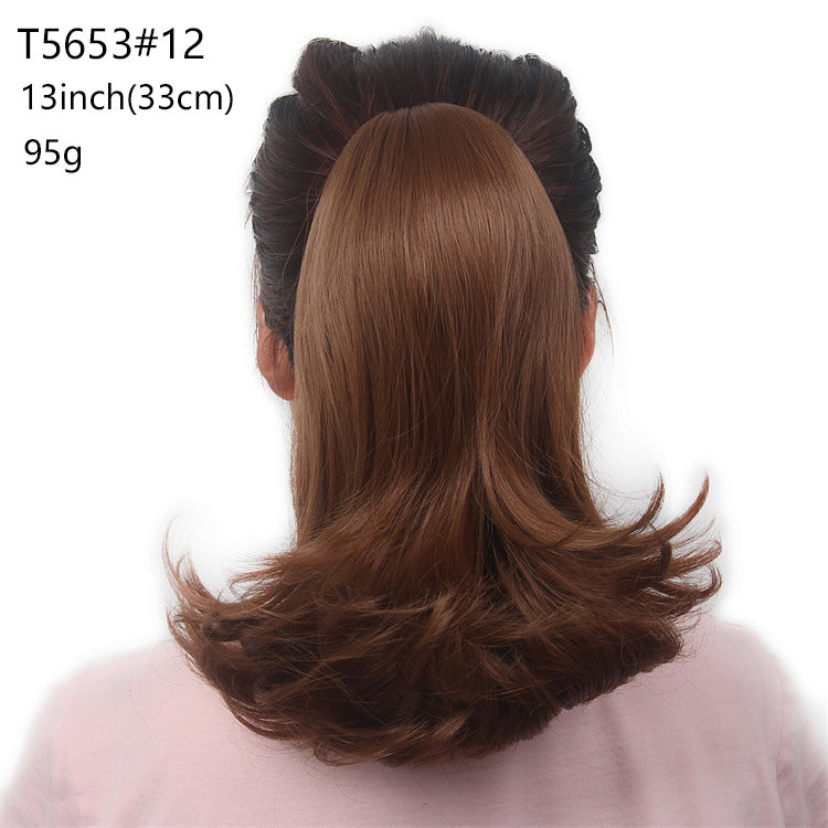 Clip in Curly Hair Ponytail Wig