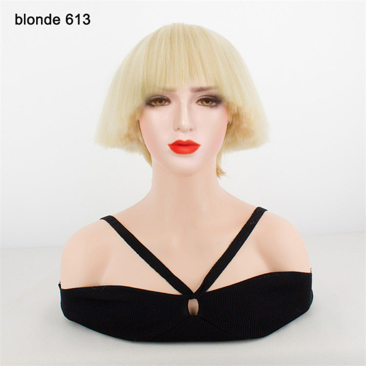 Lady Gaga Bobble Head Bowl hair cut Wig Independent Station High Temperature hair