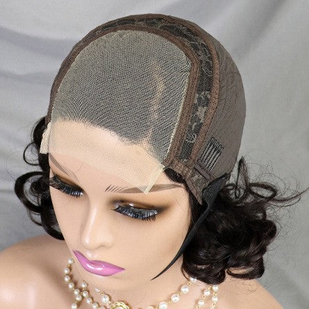 bob Human Hair Wigs Loose Wig 4*4lace Wig Real Hair Short Hair bob Head
