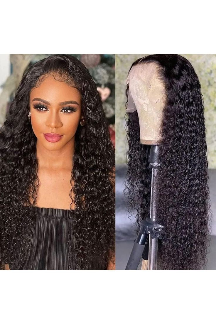 100% Brazilian Raw Human Hair Wig 13X4 Lace Frontal Wigs
