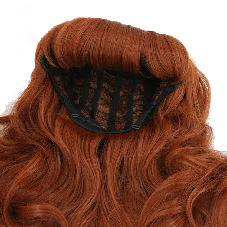 6070s Bouffant High Hat Wig Pegbundy Vintage Long Hair Wig Head