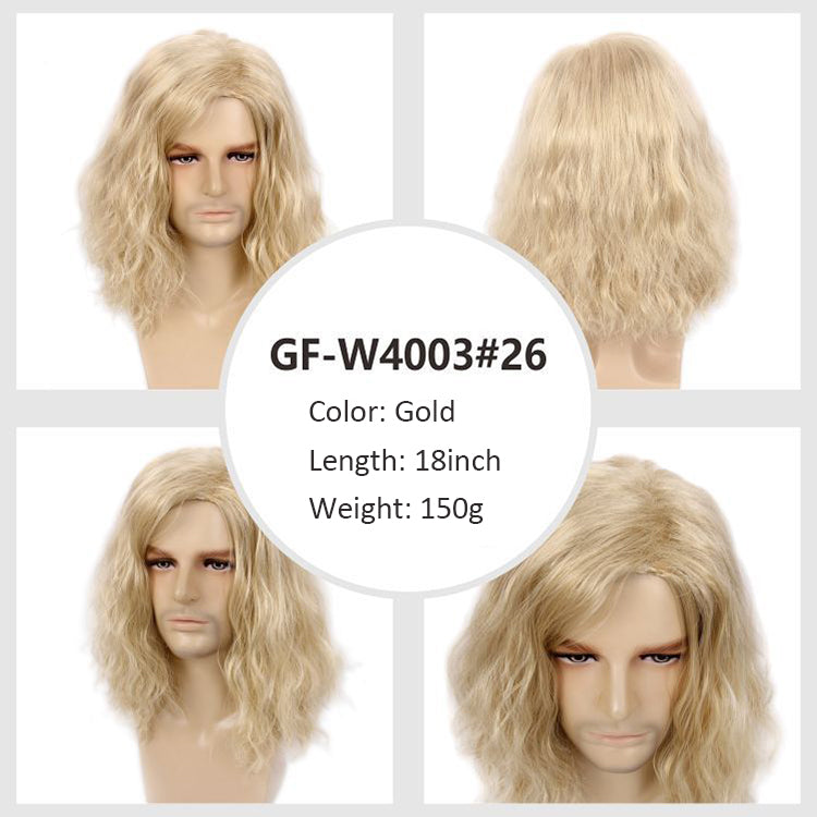 7080s Brian May Rocker Mullet Wig