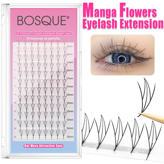 Extensión de pestañas Manga Flowers