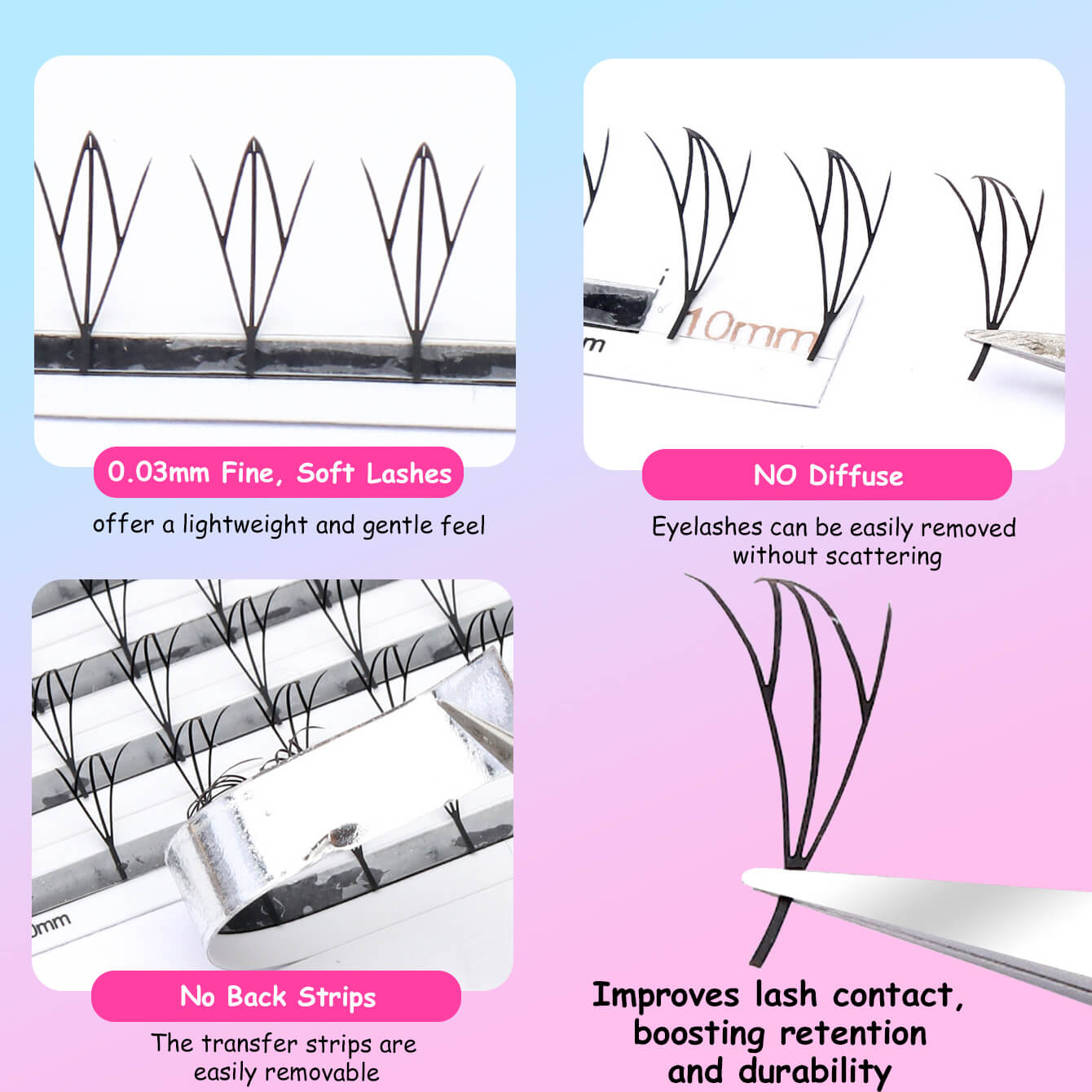 Manga Flowers Eyelash Extension