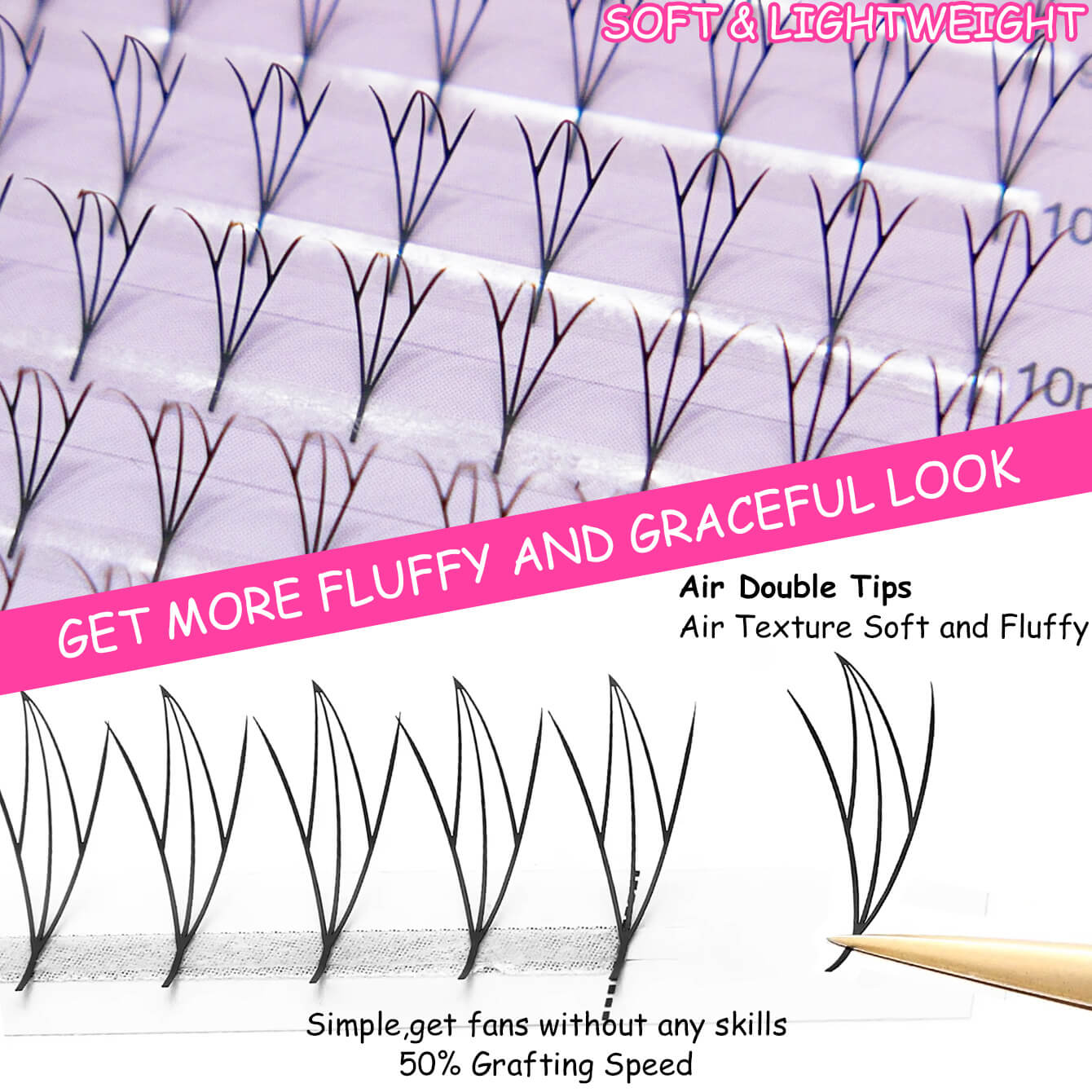 Manga Flowers Eyelash Extension