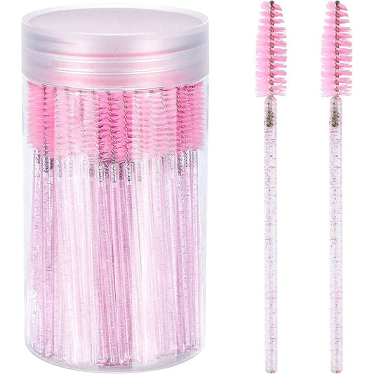 100 pink mascara brushes in one bottle