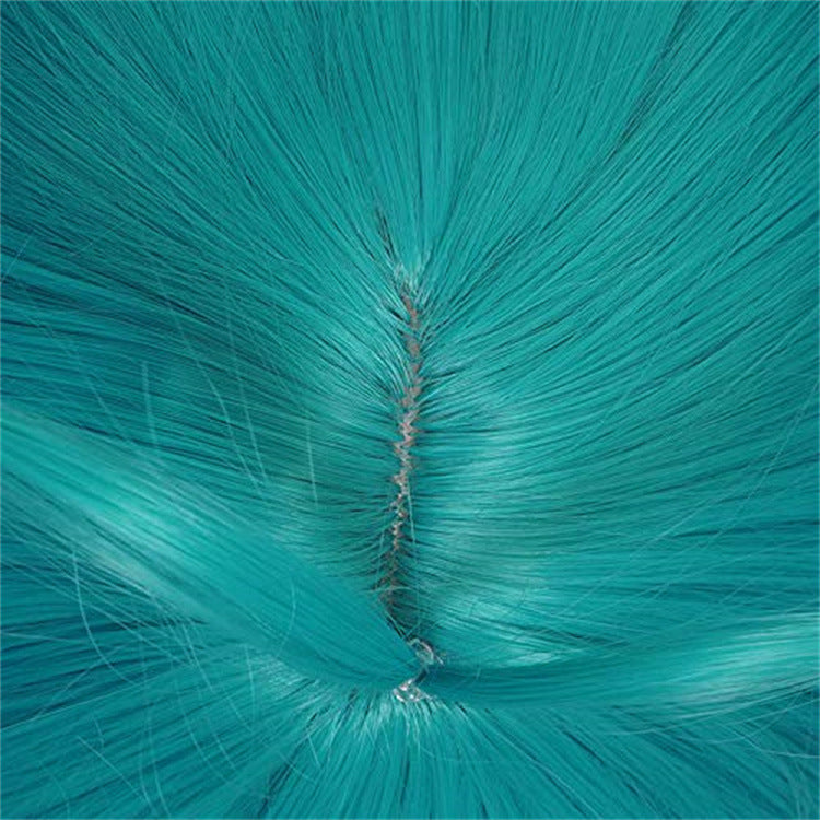 Cos Japanese Anime Cosplay Wig Headband Hair Bag Blue Green Miku Wig