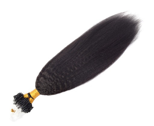 Wig made from real human hair fishline hair extensions seamless hair extensions