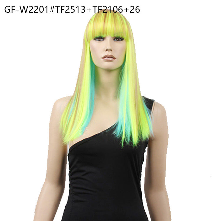 Halloween Unicorn Synthetic Wig For Women