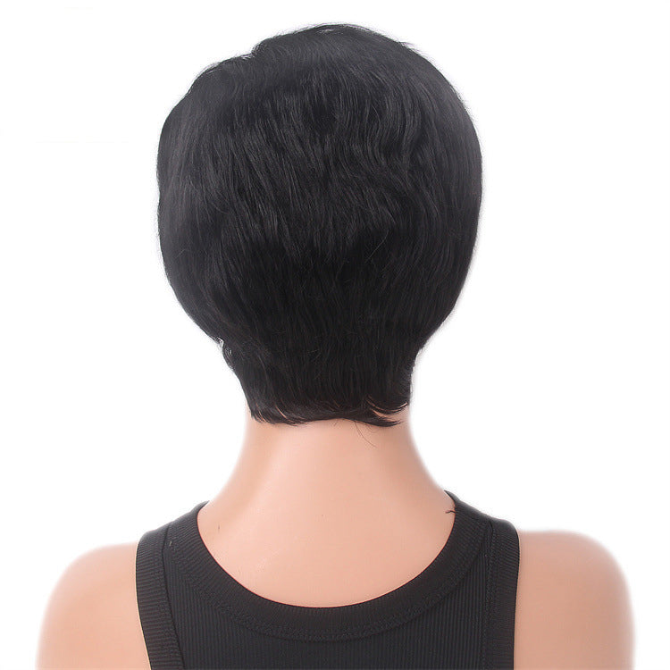 T-shaped lace wig for women, hand-crocheted high-quality lace wig with front lace