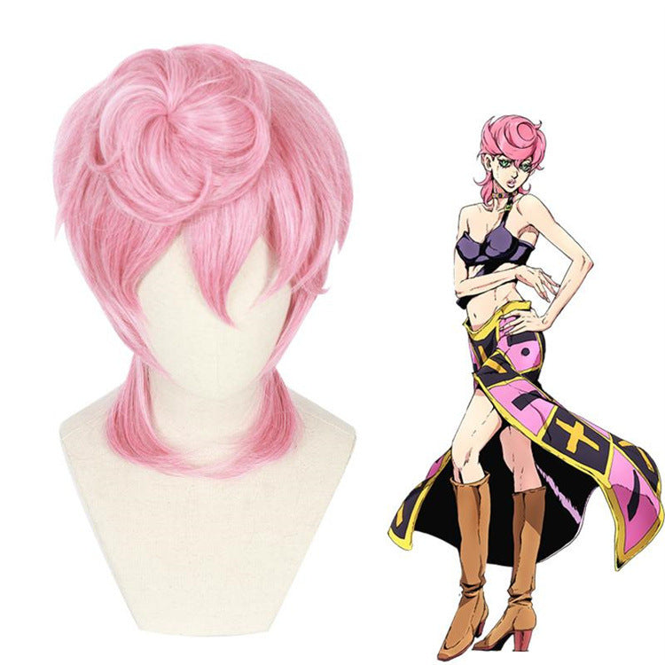 Cosplay Wig Wholesale JoJo's Bizarre Adventure Jolyne Kujo Braid Blue-Green Anime Wig
