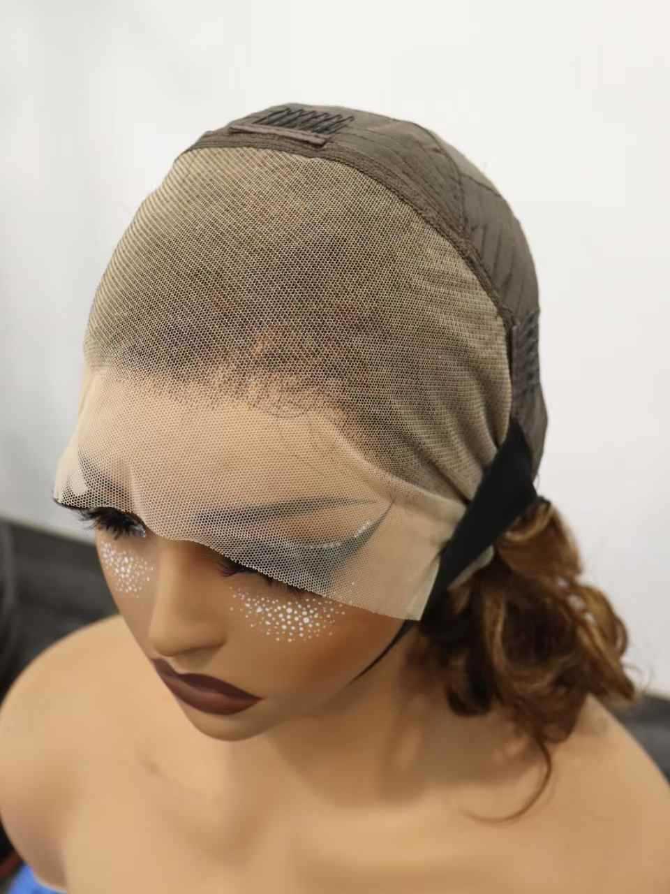 Wigs 13*4 Lace Loose bob Wig 100%human Hair Real Hair Hair