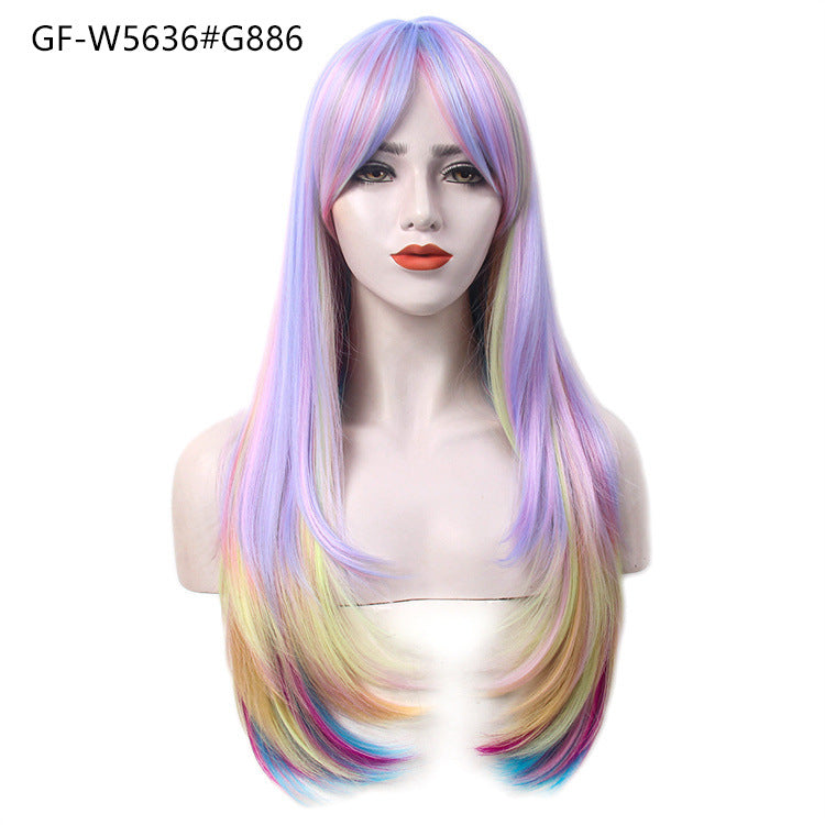 Halloween Unicorn Synthetic Wig For Women