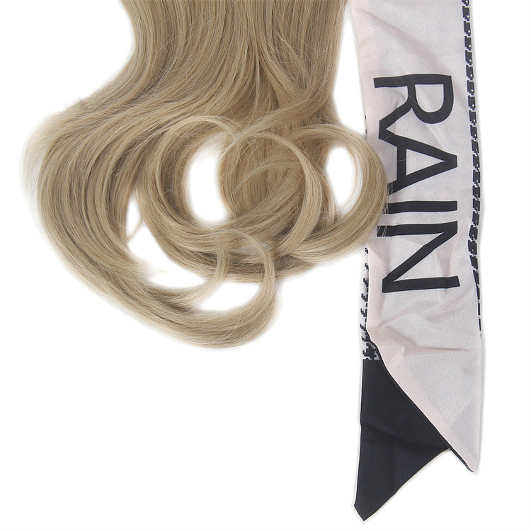 Ponytail Hair Extensions Wig High Temperature Hair Curly Hair Long Hair Velcro Strap