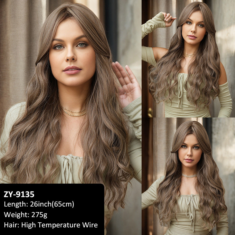 Hot Sale Wig Eight Bangs Full Hair Natural Simulation High Temperature Wire High Level
