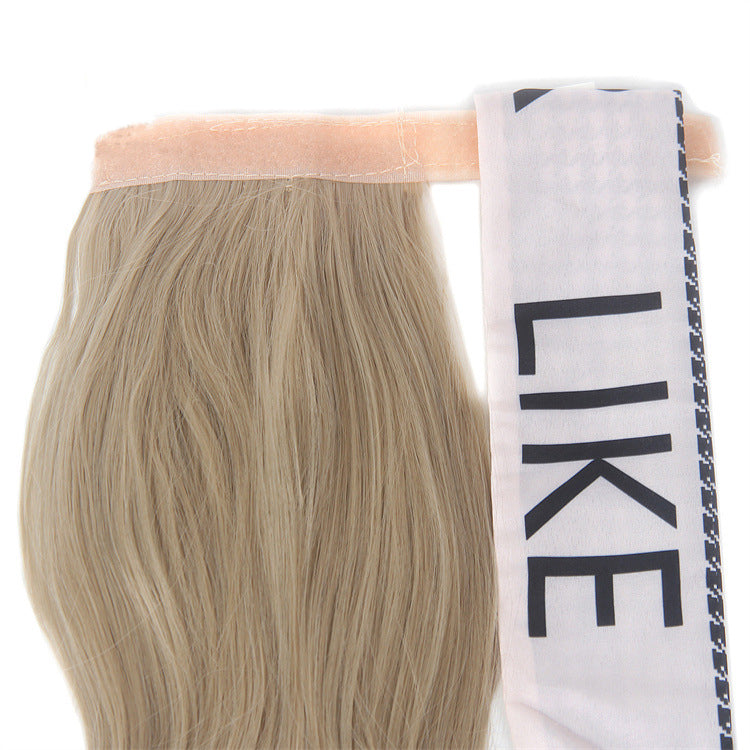 Ponytail Hair Extensions Wig High Temperature Hair Curly Hair Long Hair Velcro Strap