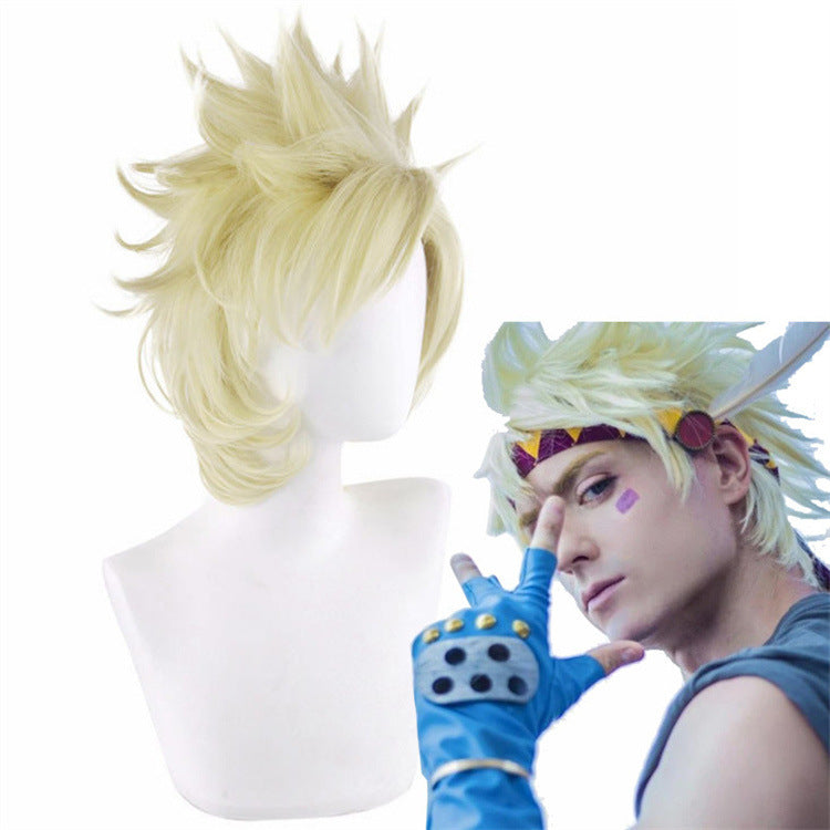 Cosplay Wig Wholesale JoJo's Bizarre Adventure Jolyne Kujo Braid Blue-Green Anime Wig