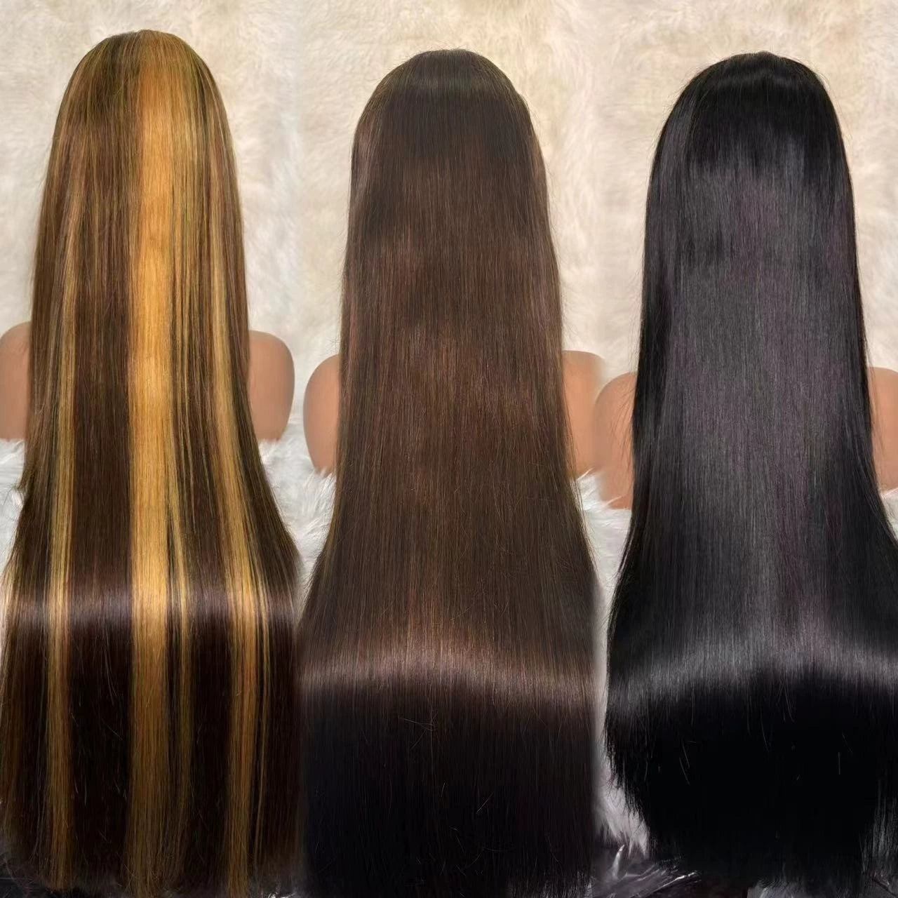 SDD 13x4 Frontal Lace Super Double Drawn Long Inch 100% Real Hair