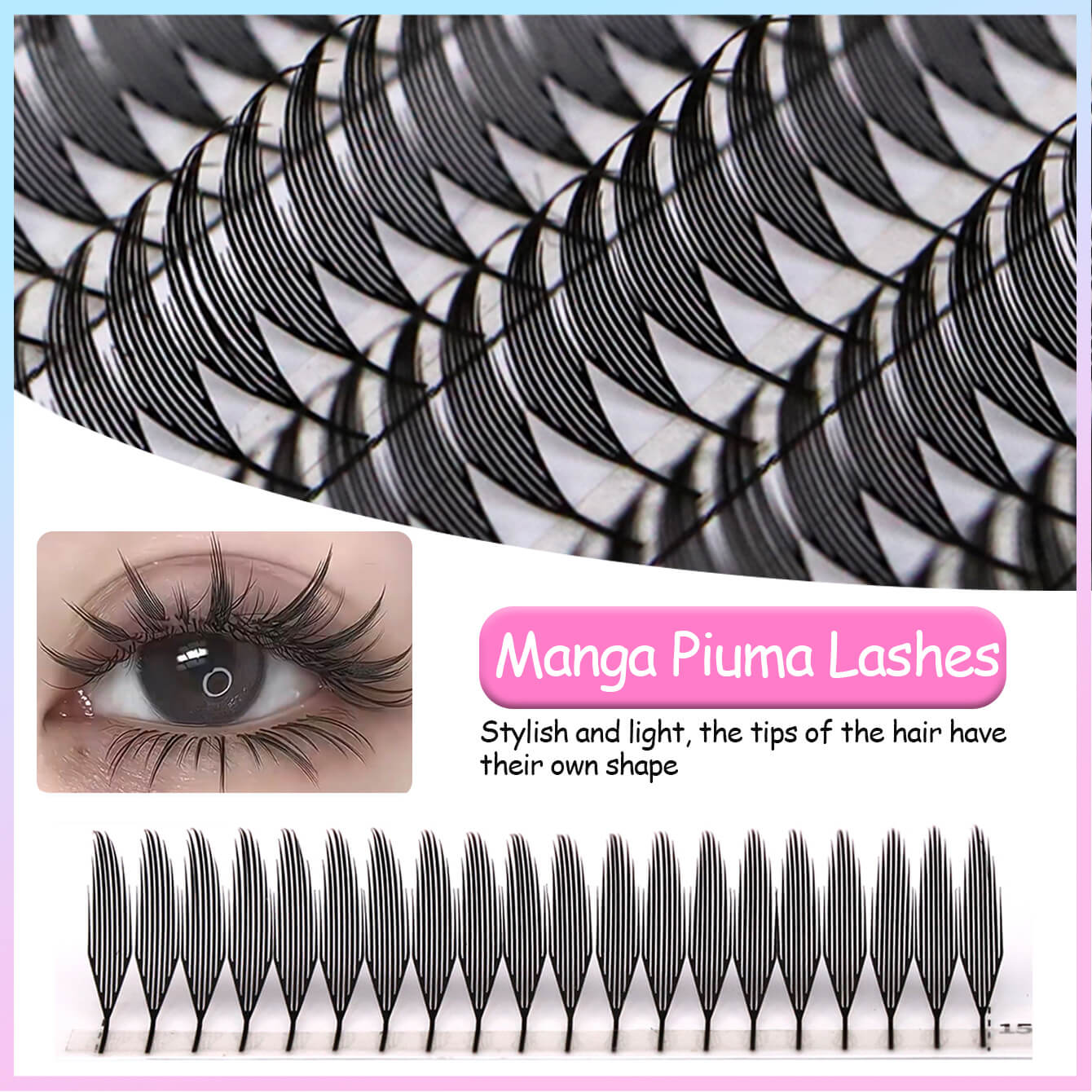 Manga Piuma Eyelash Extension