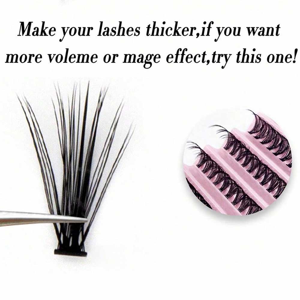 Detail of 30D eyelashes