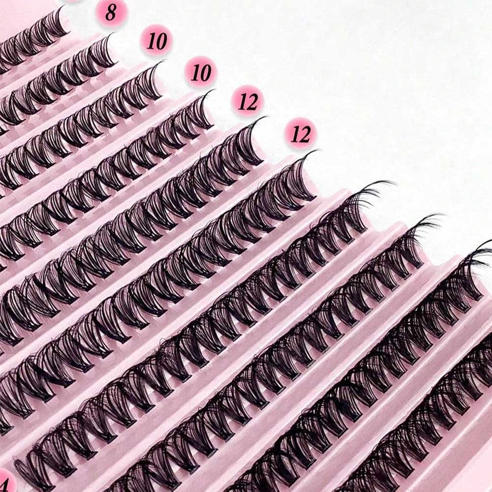 Detail of 30D eyelashes 8-16mm