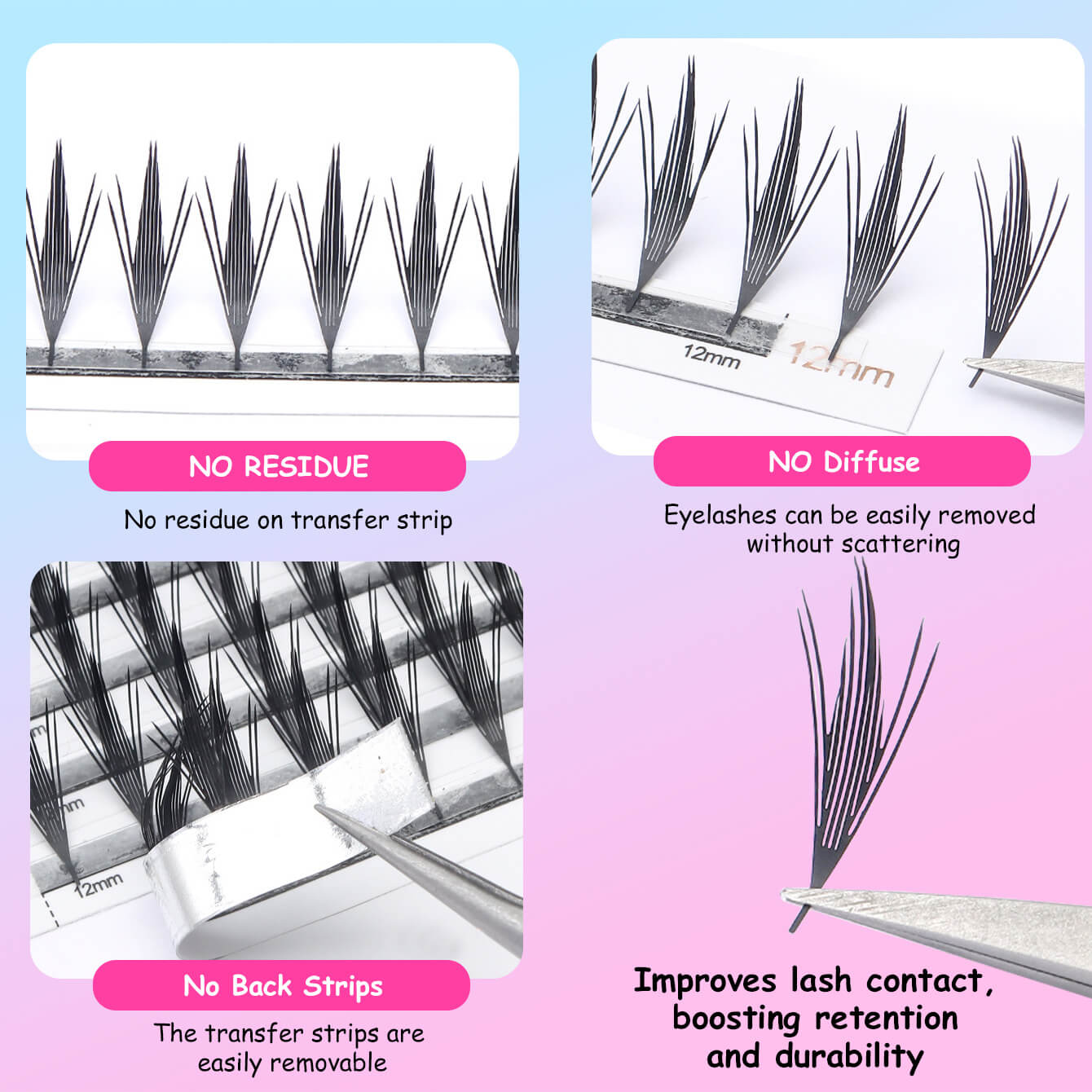 Extensión de pestañas Manga Pavone
